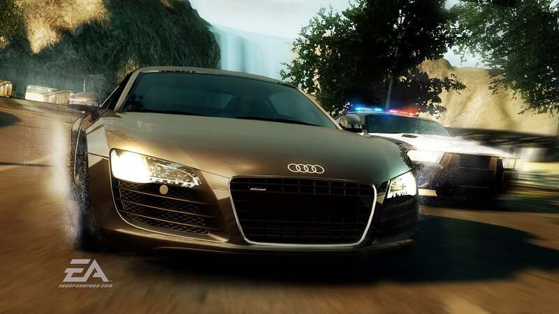 Audi R8 in pursuit
