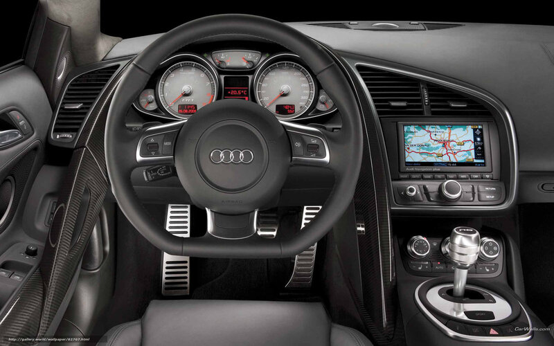 Audi R8 Interior — Black