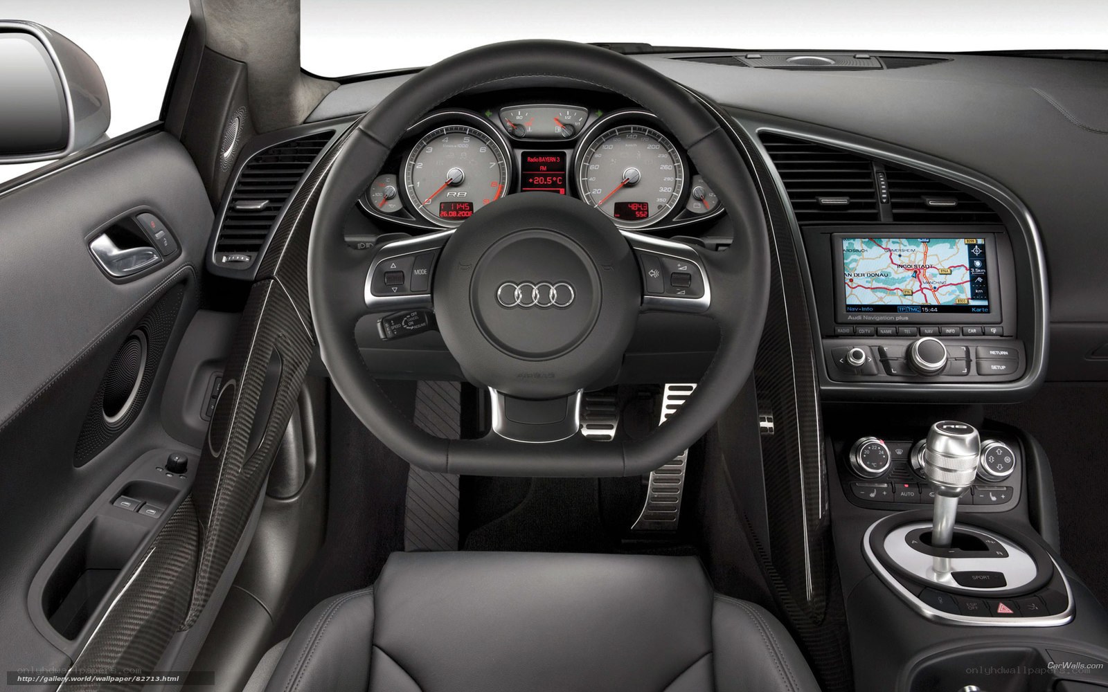 Audi R8 interior dashboard