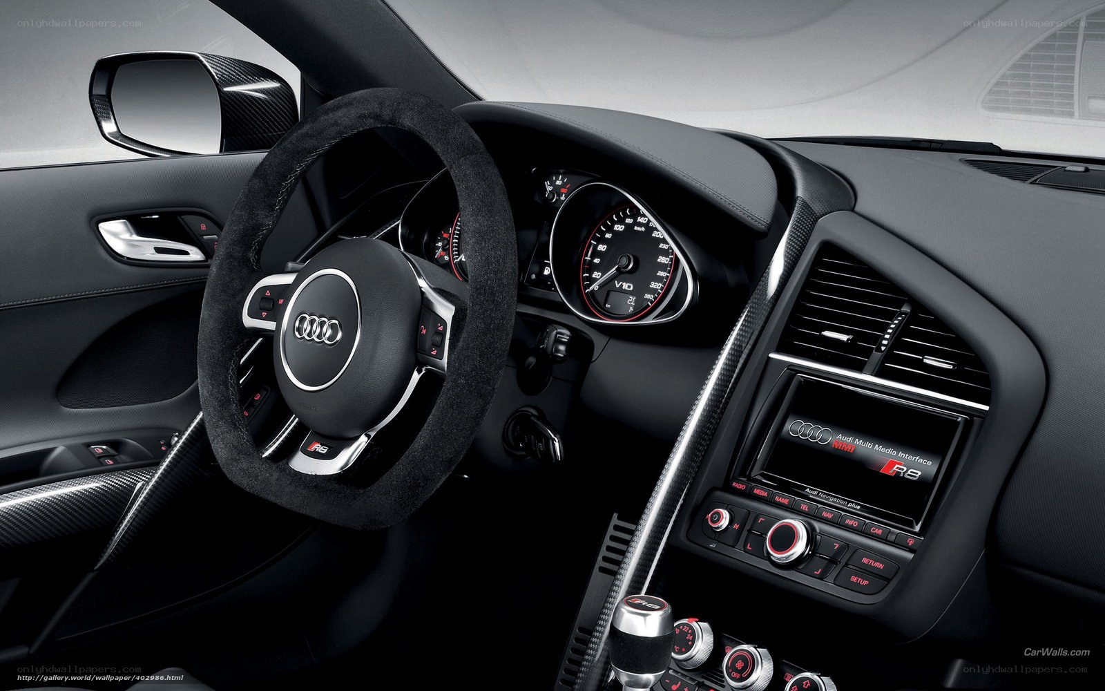 Audi R8 interior dashboard