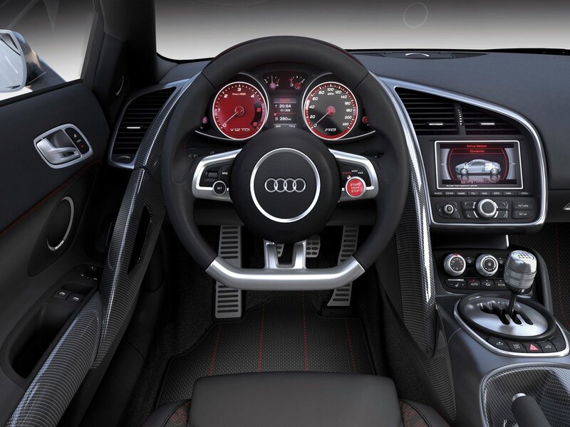 Audi R8 interior dashboard