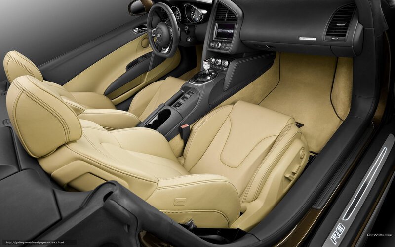 Audi R8 interior view