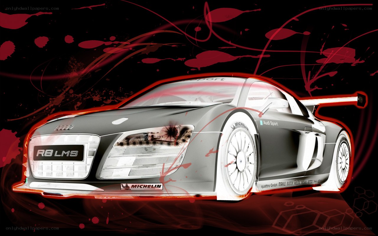 Audi R8 LMS race car