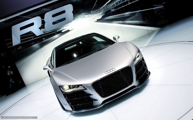 Audi R8 on display