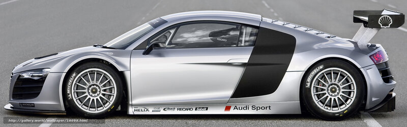 Audi R8 race car