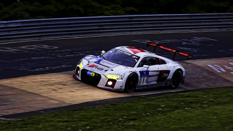 Audi R8 Race Car — White