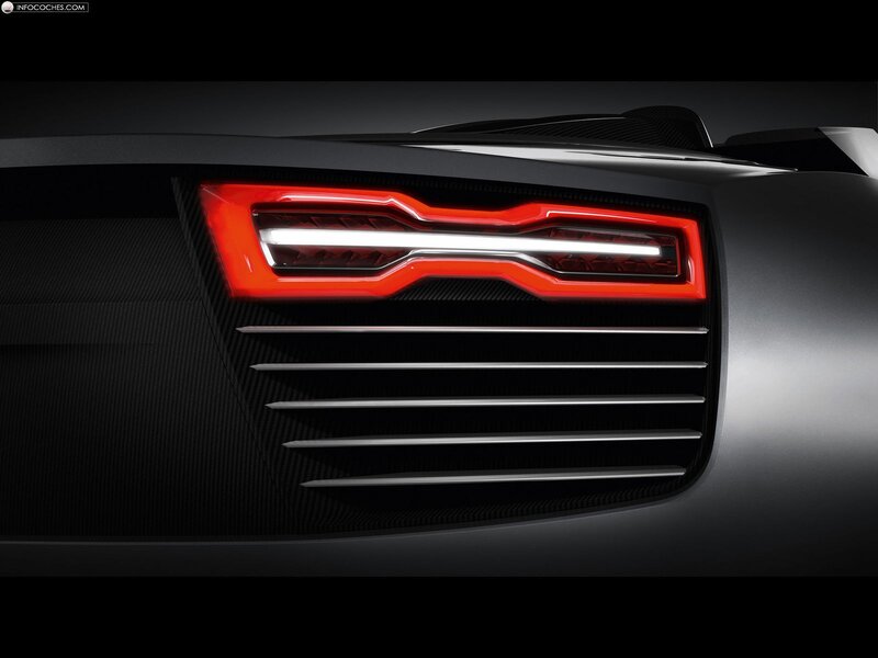 Audi R8 rear light detail