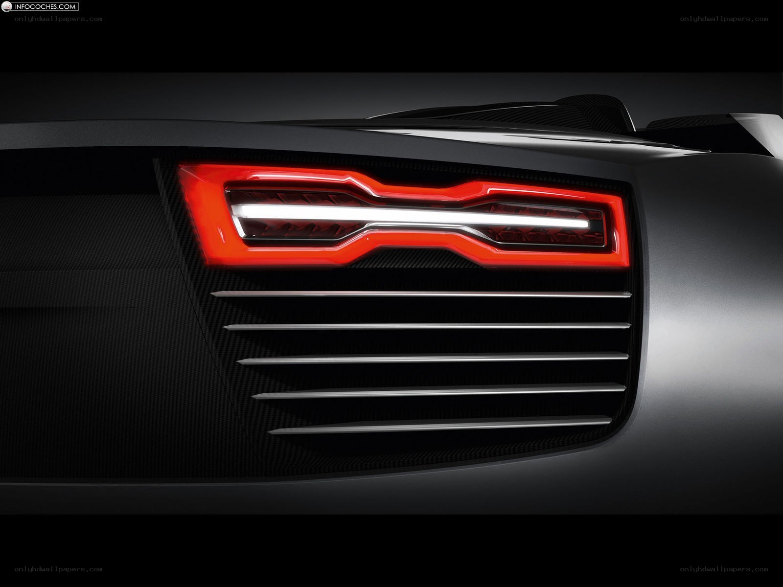 Audi R8 rear light detail