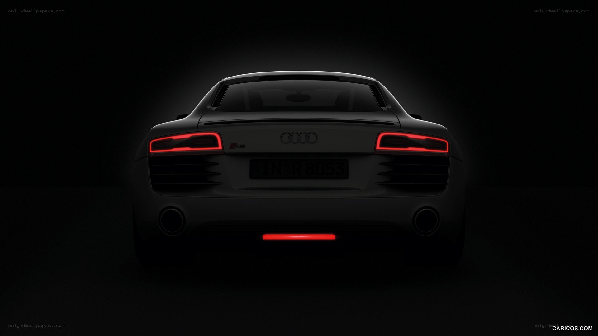 Audi R8 rear view