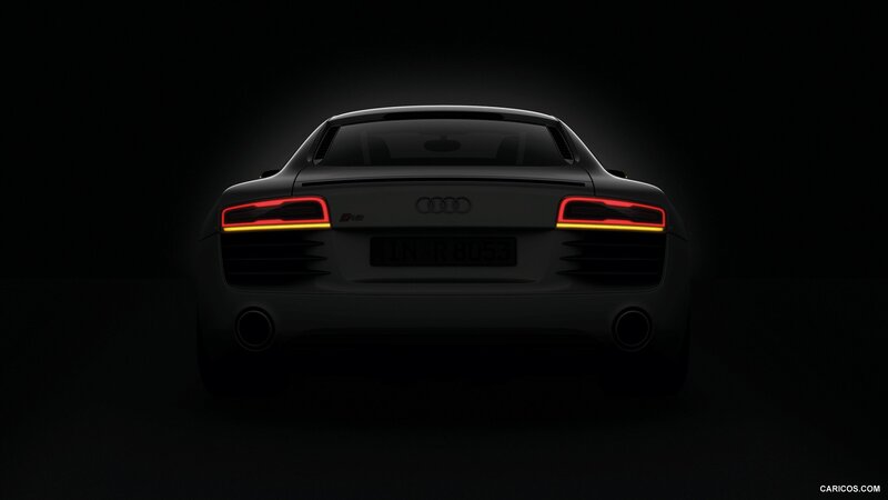 Audi R8 rear view