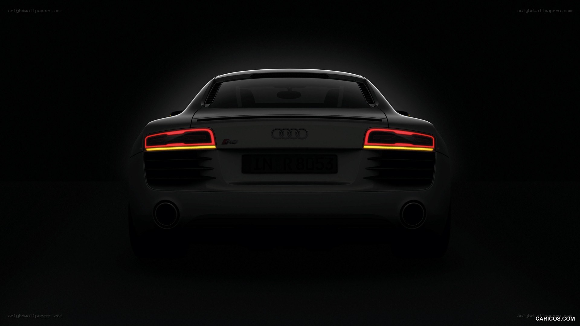 Audi R8 rear view