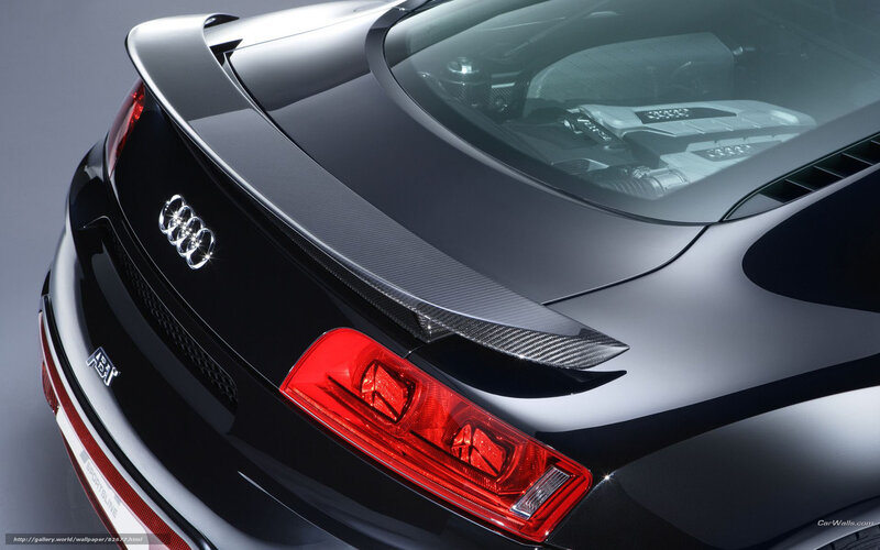 Audi R8 rear view