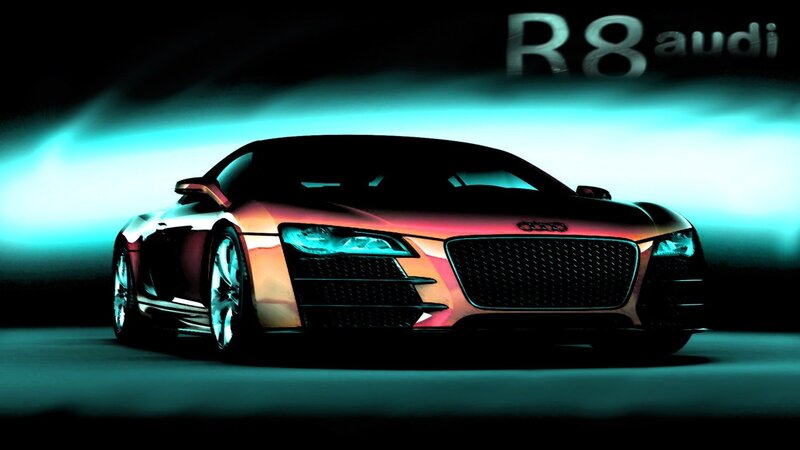 Audi R8 Sports Car — Black