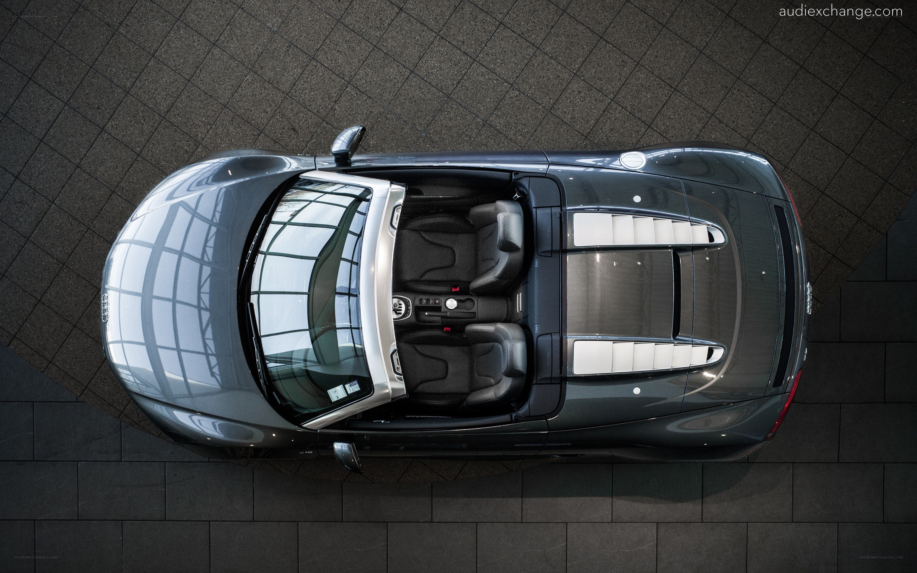 Audi R8 Spyder from above