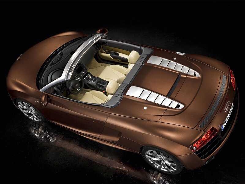 Audi R8 Spyder from above