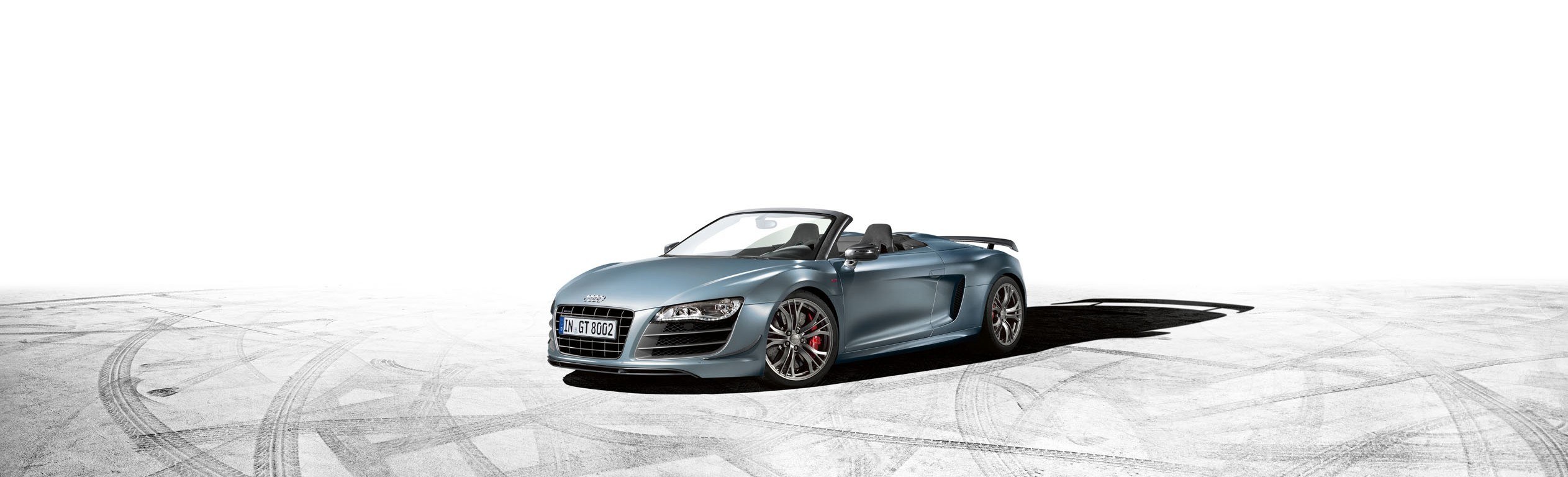 Audi R8 Spyder on a racetrack