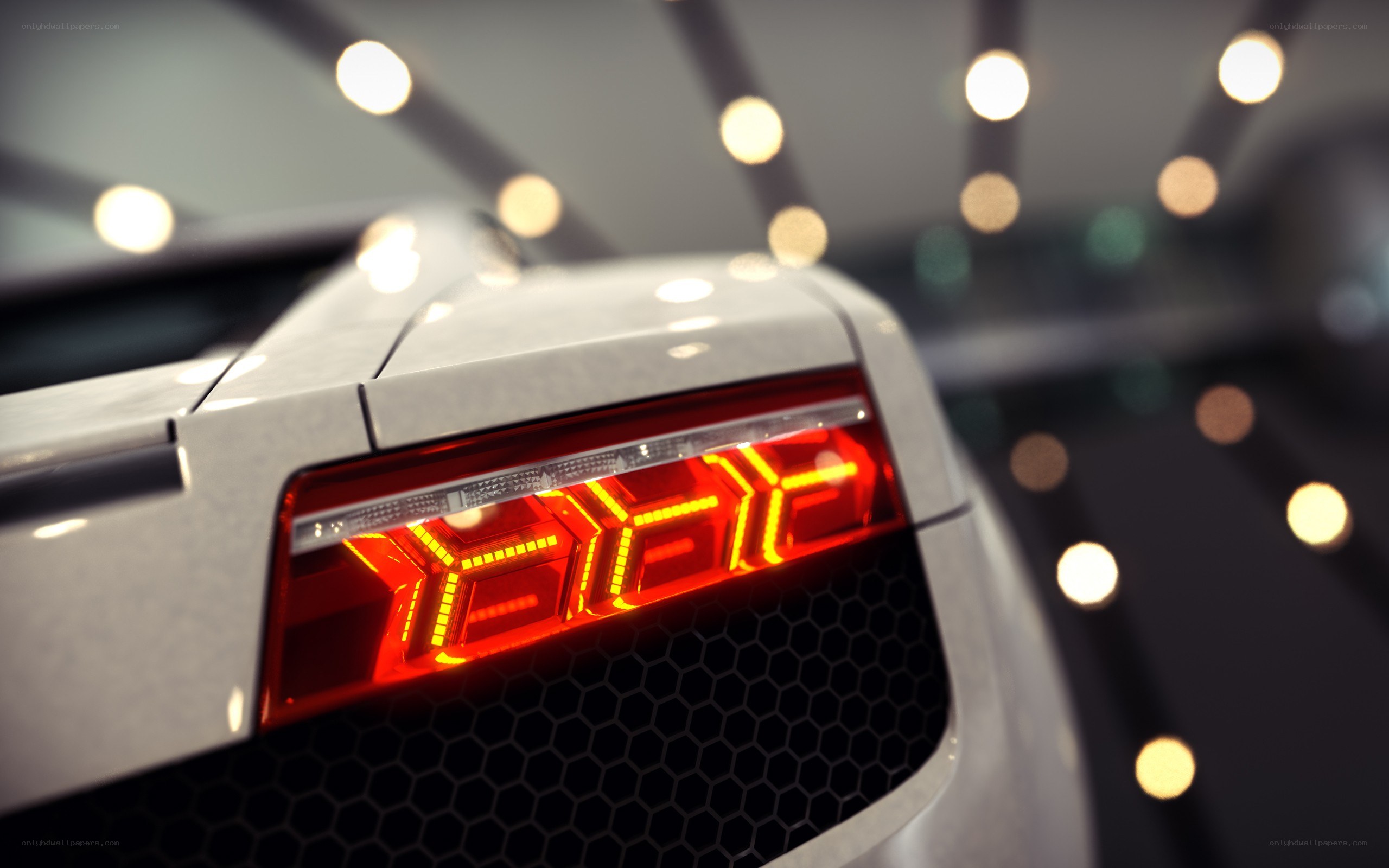 Audi R8 taillight close-up