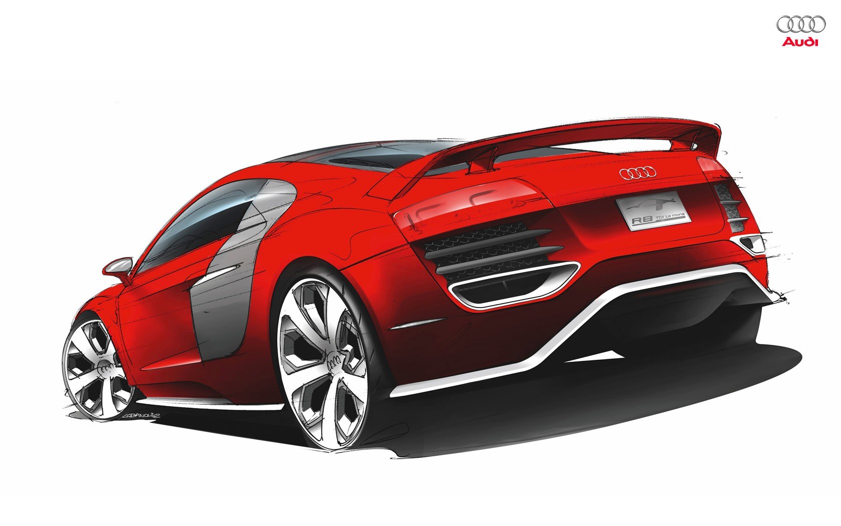 Audi R8 TDI Le Mans concept