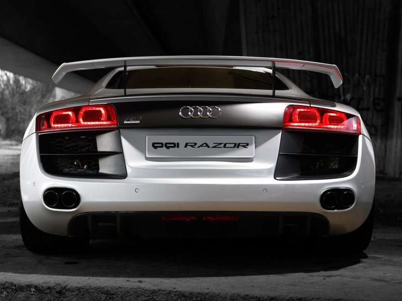 Audi R8 V10 Plus rear view