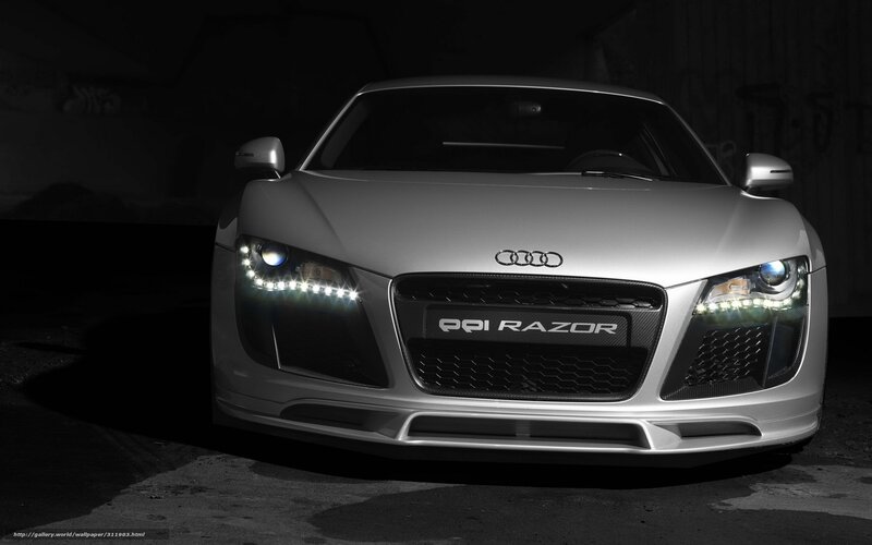 Audi R8 with RQI Razor front bumper