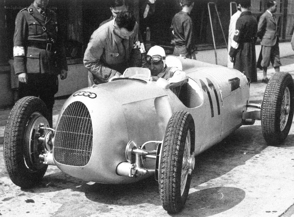 Audi race car at a track