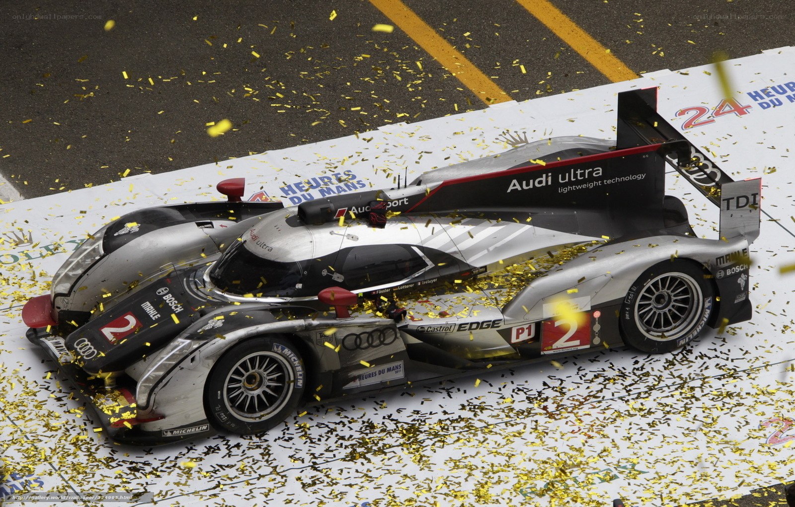 Audi race car at Le Mans