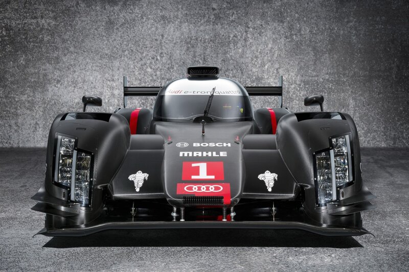 Audi Race Car — Black, Dramatic, Photograph, Carbon Fiber