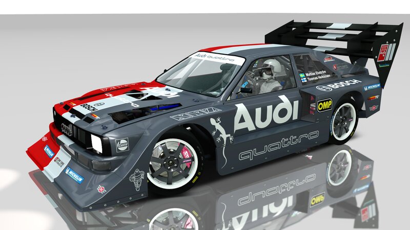 Audi Race Car — Gray, Competitive