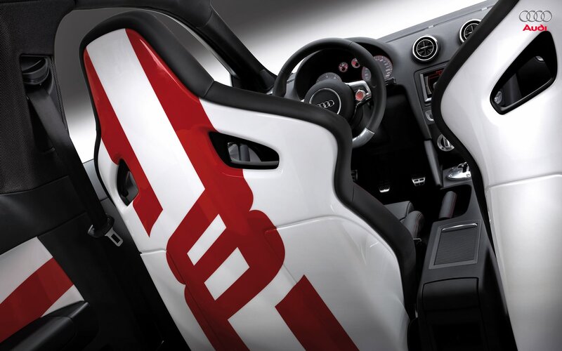 Audi race car interior