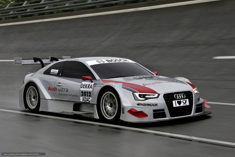 Audi Race Car — Silver