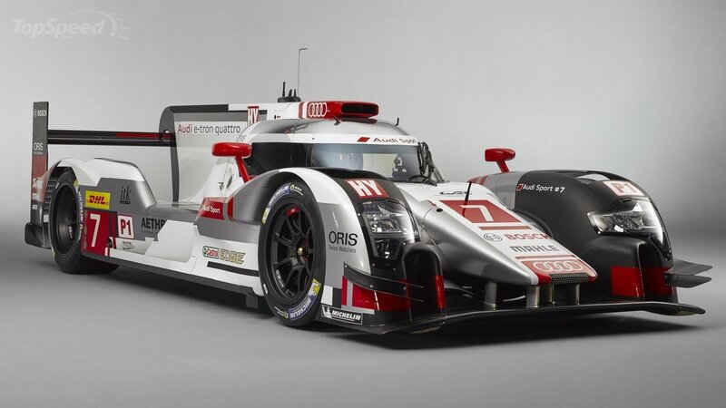 Audi Race Car — White, Neutral