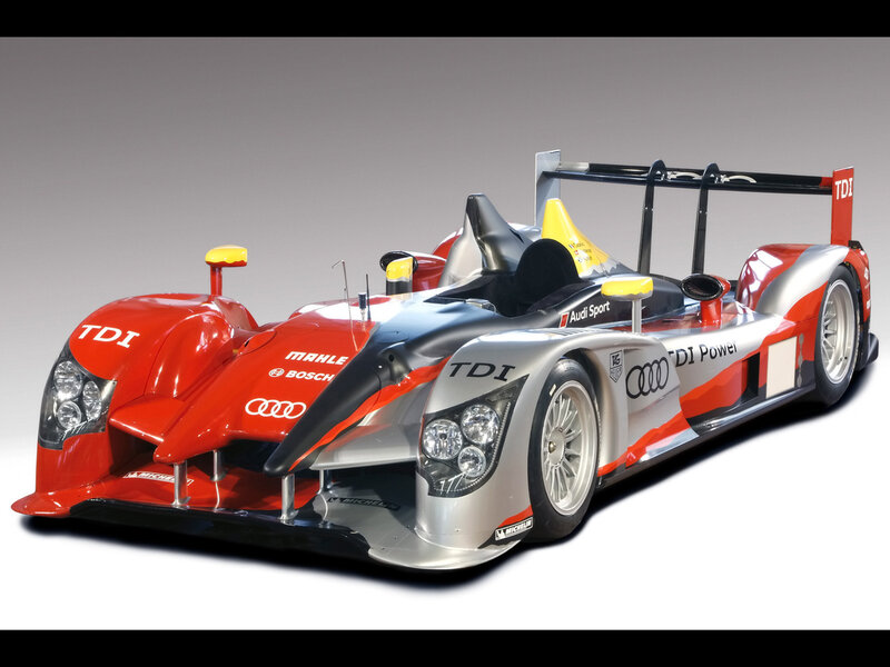 Audi Racing Car — Red, Dynamic