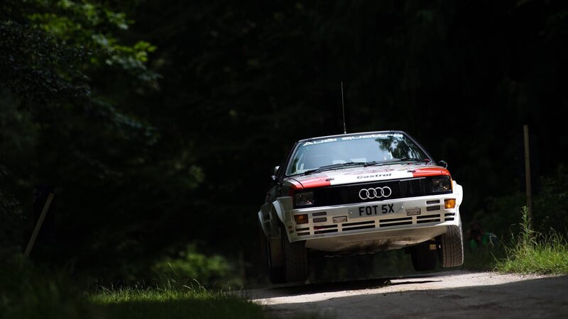 Audi Rally Car — White, Dynamic