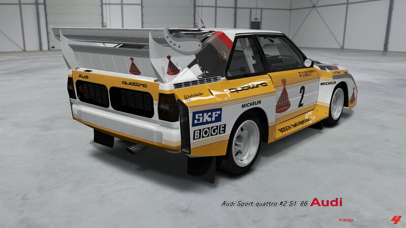Audi Rally Car — Yellow