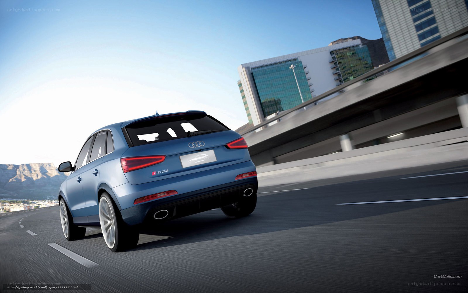 Audi RS Q3 in motion