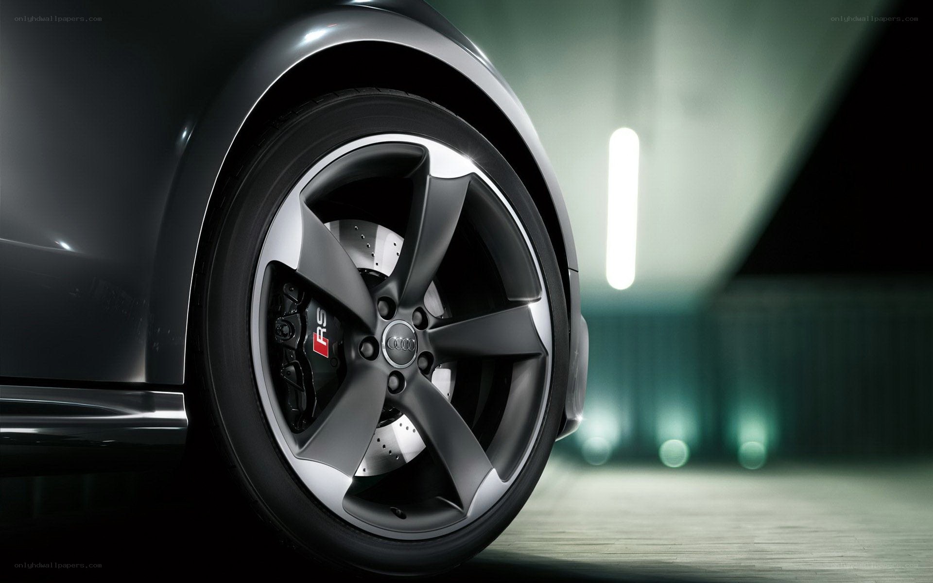 Audi RS wheel close-up