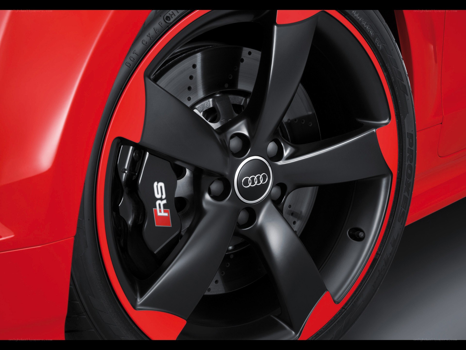 Audi RS wheel close-up