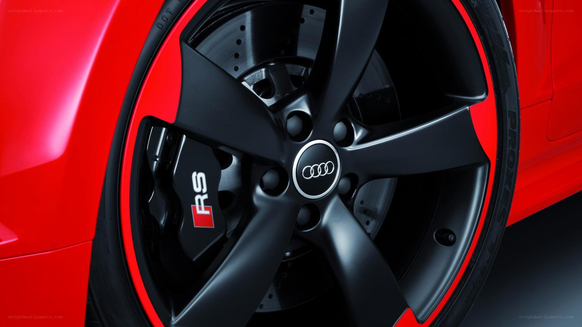 Audi RS wheel close-up