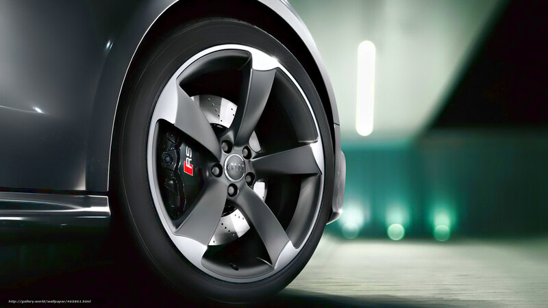 Audi RS wheel close-up