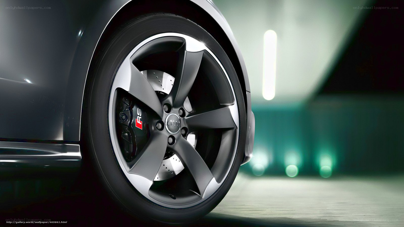 Audi RS wheel close-up