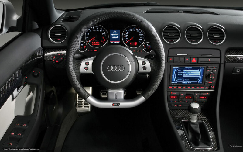 Audi RS4 interior dashboard