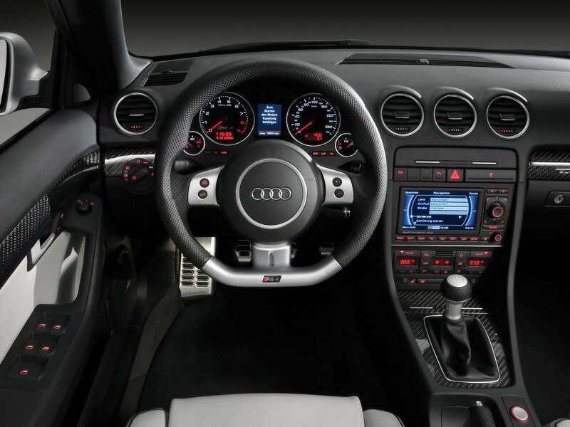 Audi RS4 interior dashboard