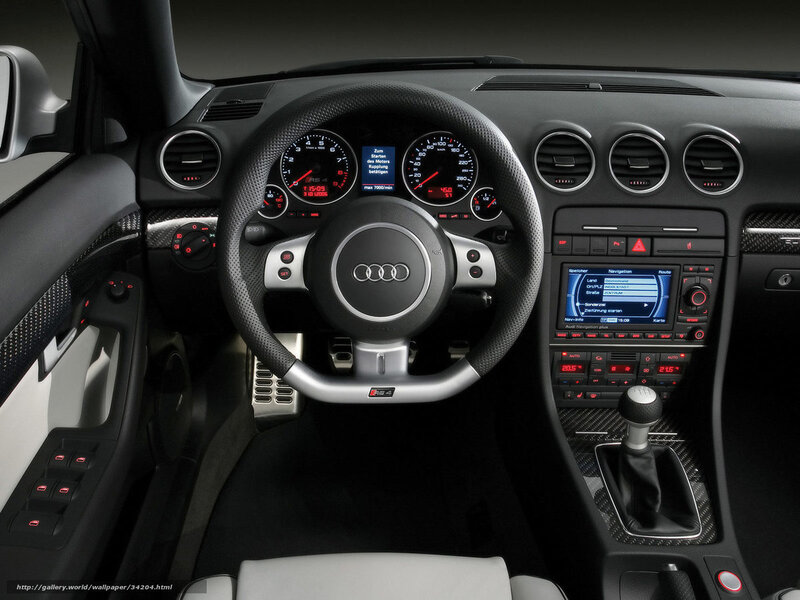 Audi RS4 interior dashboard