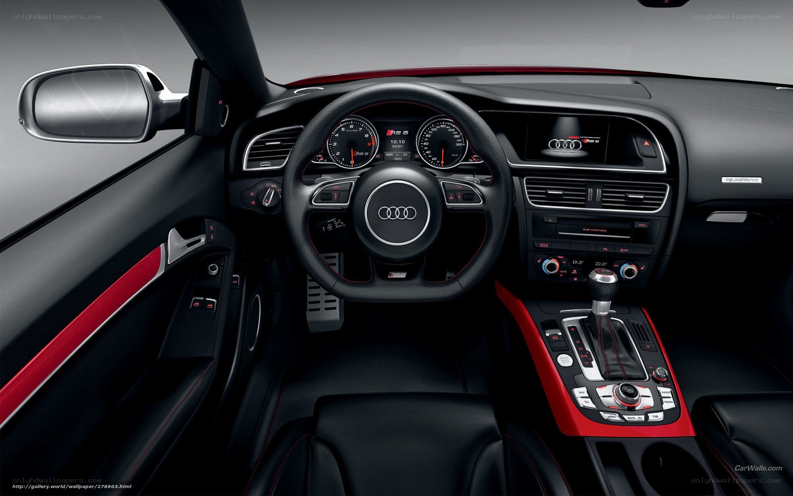 Audi RS5 interior dashboard
