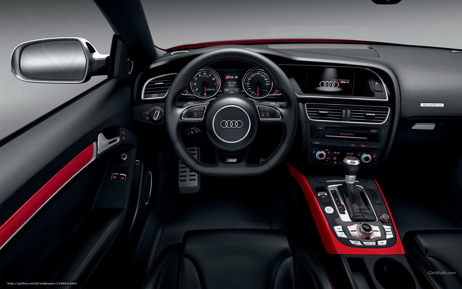 Audi RS5 interior dashboard