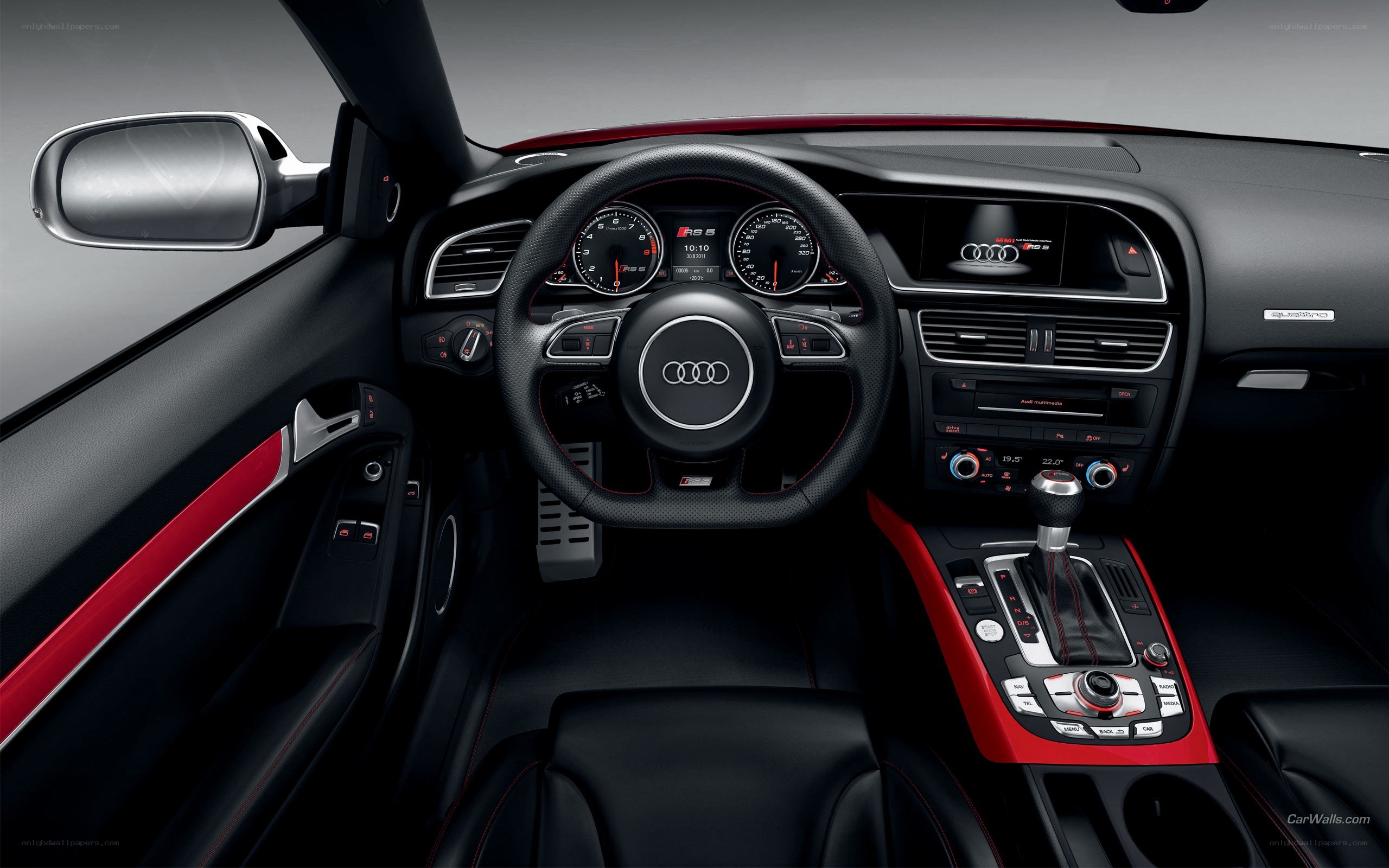 Audi RS5 interior dashboard