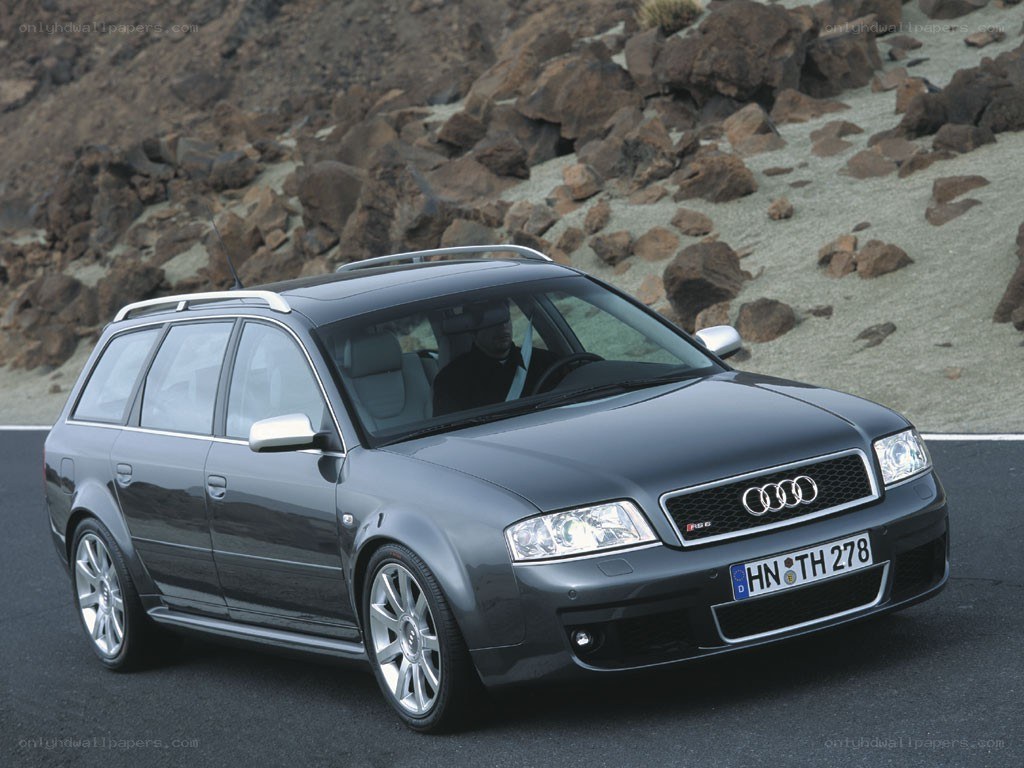 Audi RS6 Avant on a road