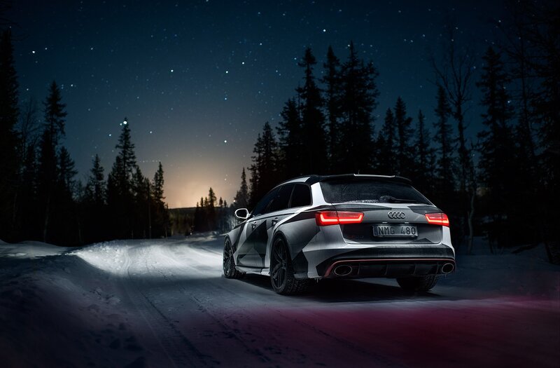 Audi RS6 in Snow