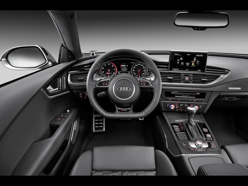 Audi RS7 interior dashboard