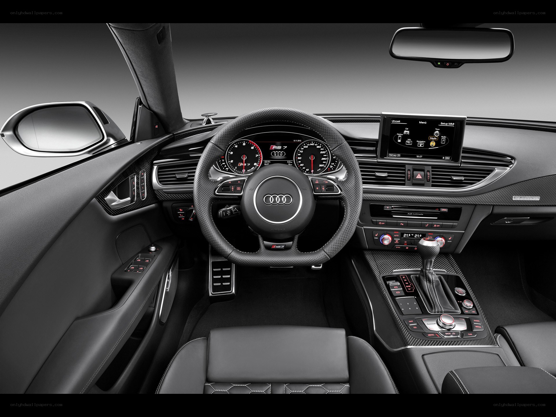Audi RS7 interior dashboard